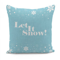 Blue christmas cushions sale